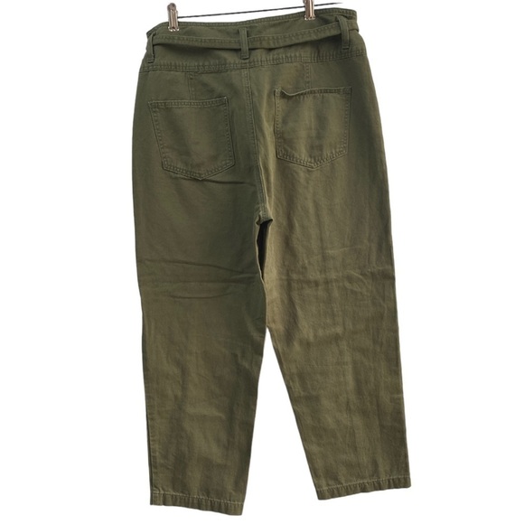 BLU Pepper Day To Day Green Belted Pants Women’s Size 30 - Picture 13 of 13